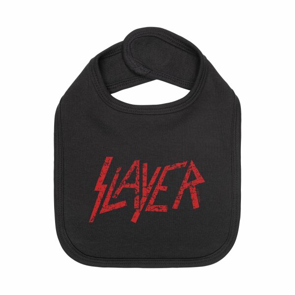 Slayer (Logo) - Baby Lätzchen, schwarz, rot, one size