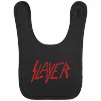 Slayer (Logo) - Baby bib, black, red, one size