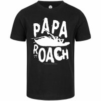Papa Roach (Logo/Roach) - Kinder T-Shirt - schwarz -...