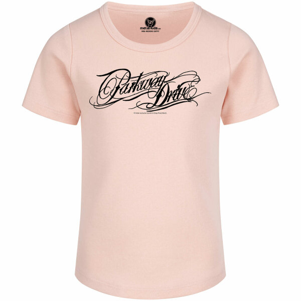 Parkway Drive (Logo) - Girly shirt, pale pink, black, 104