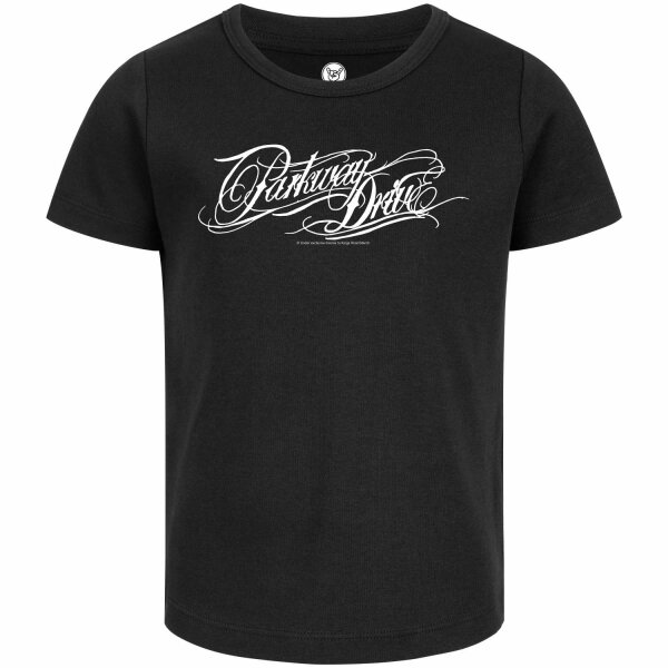 Parkway Drive (Logo) - Girly Shirt, schwarz, weiß, 140