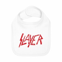 Slayer (Logo) - Baby Lätzchen - weiß - rot -...