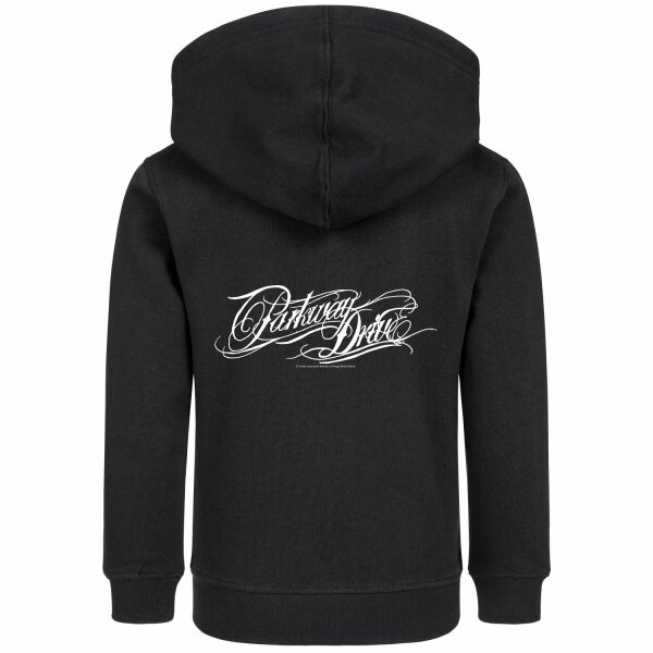 Parkway Drive (Logo) - Kinder Kapuzenjacke, schwarz, weiß, 116