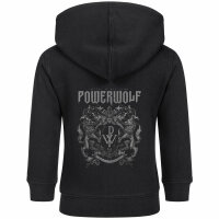 Powerwolf (Crest) - Baby zip-hoody, black, multicolour, 56/62