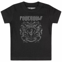 Powerwolf (Crest) - Baby T-Shirt - schwarz - mehrfarbig -...