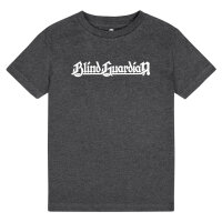 Blind Guardian (Logo) - Kinder T-Shirt, charcoal, weiß, 104