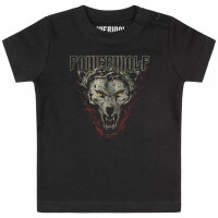 Powerwolf (Icon Wolf) - Baby T-Shirt, schwarz,...