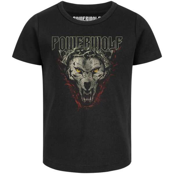 Powerwolf (Icon Wolf) - Girly shirt, black, multicolour, 104