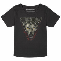 Powerwolf (Icon Wolf) - Girly Shirt, schwarz, mehrfarbig, 104