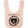 Rise Against (Heartfist) - Baby bib, pale pink, black, one size