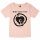 Rise Against (Heartfist) - Girly Shirt, hellrosa, schwarz, 104