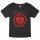 Rise Against (Heartfist) - Girly Shirt, schwarz, rot, 116