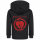 Rise Against (Heartfist) - Kids zip-hoody, black, red, 104