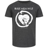 Rise Against (Heartfist) - Kinder T-Shirt, charcoal, weiß, 116