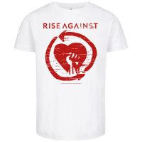 Rise Against (Heartfist) - Kids t-shirt - white - red - 104