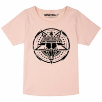 Subway to Sally (Crowned Skull) - Girly shirt, pale pink, black, 104
