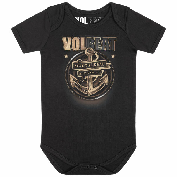 Volbeat (Anchor) - Baby bodysuit, black, multicolour, 80/86