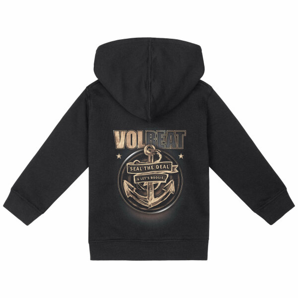 Volbeat (Anchor) - Baby Kapuzenjacke, schwarz, mehrfarbig, 56/62