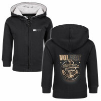 Volbeat (Anchor) - Baby zip-hoody, black, multicolour, 56/62