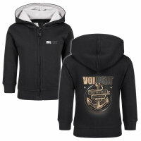 Volbeat (Anchor) - Baby zip-hoody, black, multicolour, 68/74