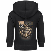 Volbeat (Anchor) - Baby zip-hoody, black, multicolour, 68/74