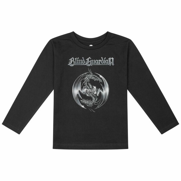 Blind Guardian (Silverdragon) - Kinder Longsleeve, schwarz, mehrfarbig, 140