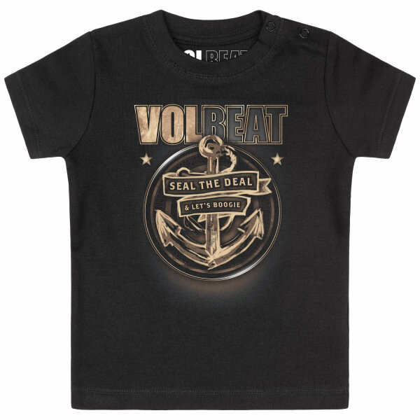 Volbeat (Anchor) - Baby T-Shirt, schwarz, mehrfarbig, 80/86