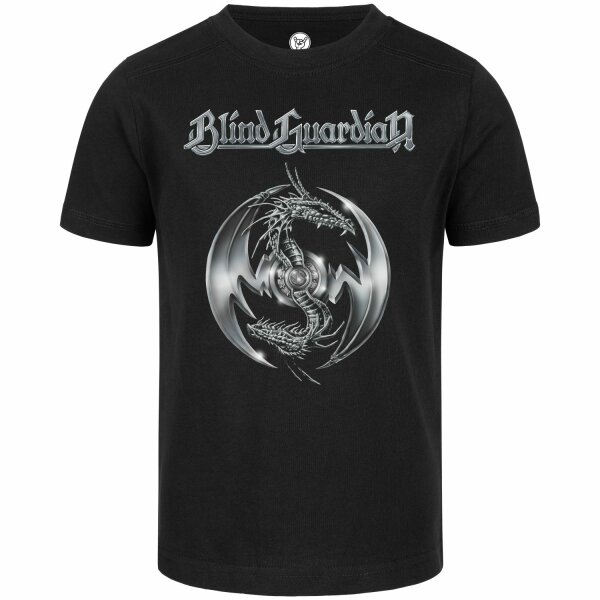 Blind Guardian (Silverdragon) - Kinder T-Shirt, schwarz, mehrfarbig, 128