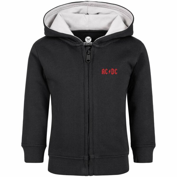 AC/DC (Logo Multi) - Baby zip-hoody, black, multicolour, 56/62