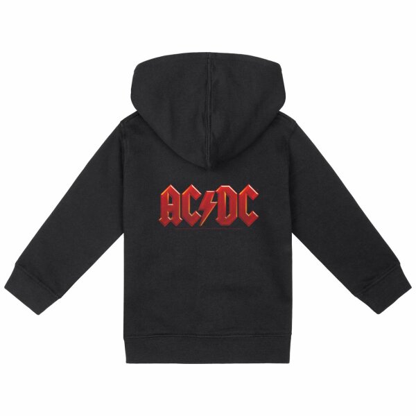 AC/DC (Logo Multi) - Baby zip-hoody, black, multicolour, 56/62