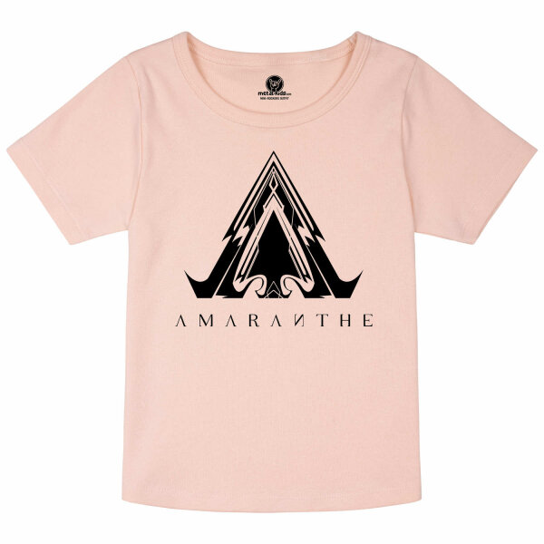 Amaranthe (Symbol) - Girly Shirt - hellrosa - schwarz - 116