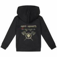 Amon Amarth (Little Berserker) - Kids zip-hoody, black, ivory/red, 116