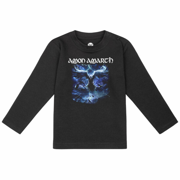 Amon Amarth (Ravens Flight) - Baby Longsleeve, schwarz, mehrfarbig, 68/74