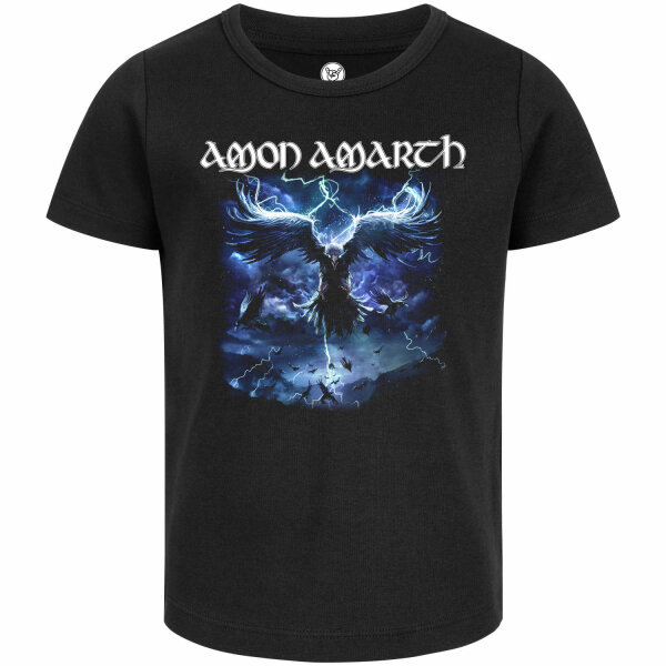 Amon Amarth (Ravens Flight) - Girly Shirt, schwarz, mehrfarbig, 128