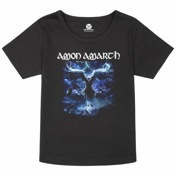 Amon Amarth (Ravens Flight) - Girly Shirt, schwarz, mehrfarbig, 152