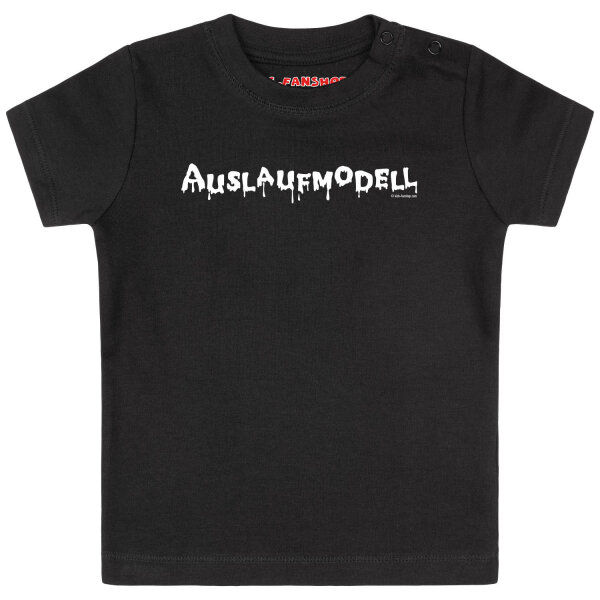 Auslaufmodell - Baby t-shirt, black, white, 56/62