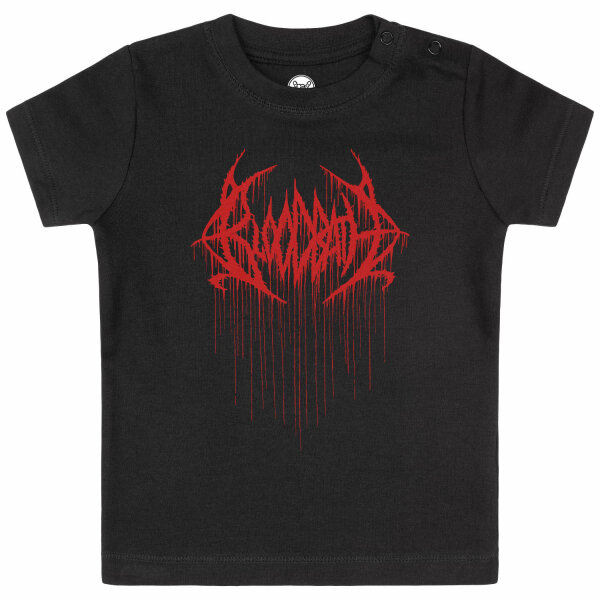 Bloodbath (Logo) - Baby T-Shirt, schwarz, rot, 56/62