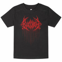 Bloodbath (Logo) - Kinder T-Shirt, schwarz, rot, 152