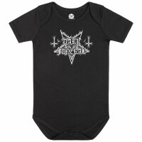 Dark Funeral (Logo) - Baby bodysuit - black - white - 56/62