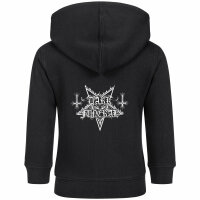 Dark Funeral (Logo) - Baby Kapuzenjacke, schwarz, weiß, 56/62