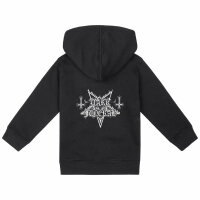 Dark Funeral (Logo) - Baby zip-hoody, black, white, 56/62