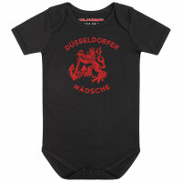 Düsseldorfer Mädsche - Baby bodysuit, black,...