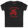 Düsseldorfer Mädsche - Baby T-Shirt, schwarz, rot, 68/74