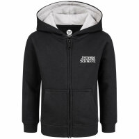 Feuerschwanz (Drache) - Kids zip-hoody, black, white, 116