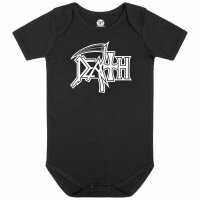 Death (Logo) - Baby Body - schwarz - weiß - 56/62