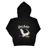Harry Potter (Hedwig) - Baby Kapuzenjacke, schwarz, mehrfarbig, 56/62