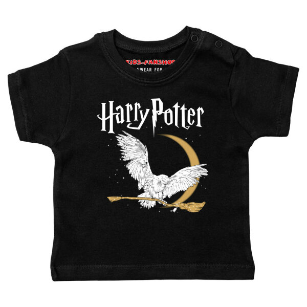 Harry Potter (Hedwig) - Baby T-Shirt, schwarz, mehrfarbig, 56/62